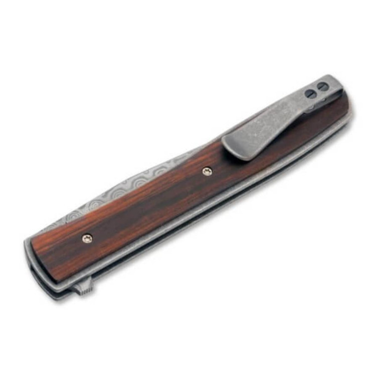 Boker Plus Urban Trapper Damascus Cocobolo Wood - Image 2